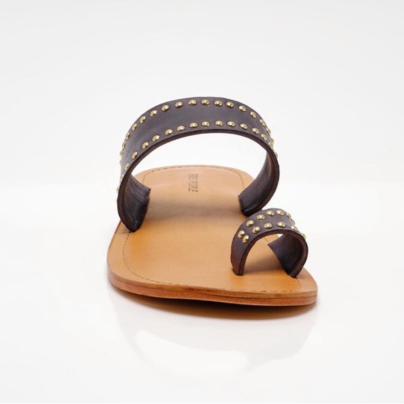 NEW Free People Amelie Tiny Stud Sandal Black - Picture 5 of 10